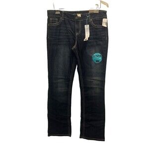 Maurices Boot Cut Jeans Light Wash Pockets Stretch Denim woman's 11/12R